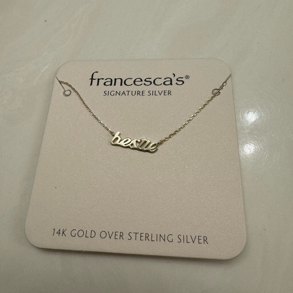 Francesca’s 14K Gold Plated Bestie Necklace!